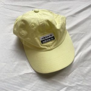 Yellow adidas baseball cap